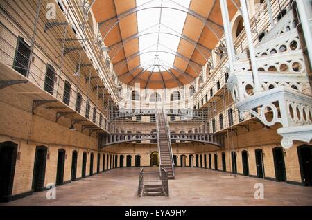Interior Shot di Kilmainham Gaol; Dublino, Contea di Dublino, Irlanda Foto Stock