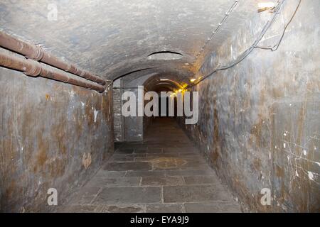 Interno del Kilmainham Gaol; Dublino, Contea di Dublino, Irlanda Foto Stock