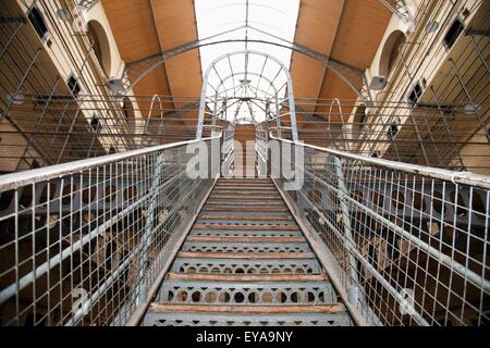 Interno di Kilmainham Gaol; Dublino, Contea di Dublino, Irlanda Foto Stock