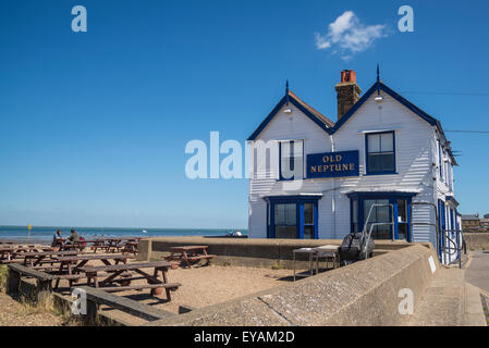 Vecchio pub di Nettuno, whitstable kent, England, Regno Unito Foto Stock