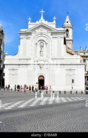 Marsiglia Francia vieux port Marsiglia francese chiesa cattolica dell'église Saint Ferréol les Augustins nel vecchio porto Foto Stock