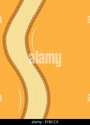 Vettore di seamless sfondo astratto con fascia reticolare Illustrazione Vettoriale