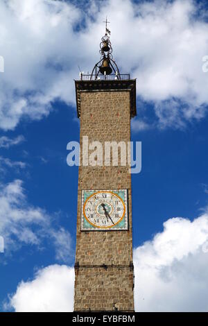 Torre dell'Orologio torre in Viterbo, Italia Foto Stock