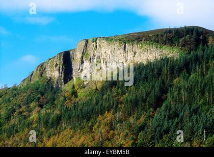 La montagna del Re, Co Sligo Irlanda; montagna vicino a cascata di Glencar Foto Stock