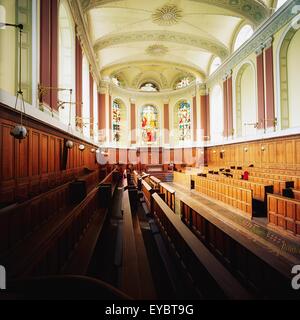 Il Trinity College di Dublino, Co Dublin, Irlanda; Cappella in un College costruito nel XIX secolo Foto Stock
