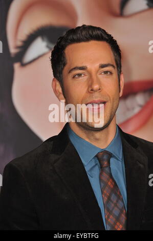 LOS ANGELES, CA - Novembre 14, 2010: Zachary Levi alla premiere mondiale del suo nuovo film "aggrovigliato" al El Capitan Theater di Hollywood. Foto Stock