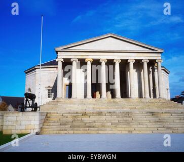 Carlow Courthouse, Carlow, Co Carlow, Irlanda; xix secolo greco architettura revivalista Foto Stock