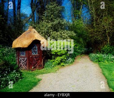 Beaulieu House e giardini, Drogheda, Co Louth, Irlanda; giardino durante la primavera Foto Stock