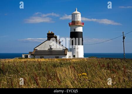 Nella contea di Waterford, Irlanda; il mio capo faro Foto Stock