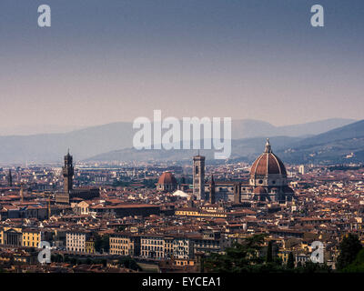 Paesaggio urbano di Firenze. Firenze, Italia. Foto Stock