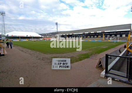 Il vecchio campo di veccia a Swansea, ex casa di Swansea City Football Club prima è stata demolita. Foto Stock