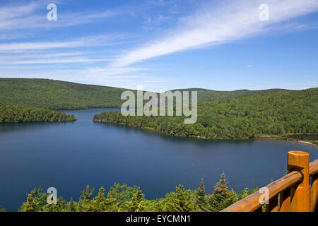 Lago Sacacomie in Canada Foto Stock