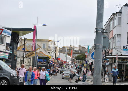 Newquay Cornwall, Luglio 2015 Foto Stock