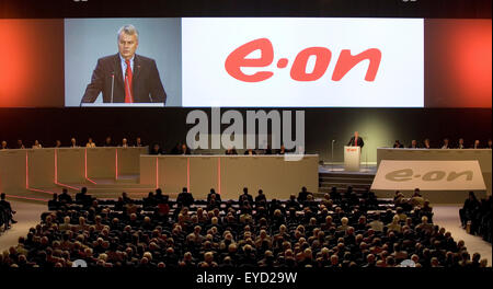 E.ON incontro generale annuale Foto Stock