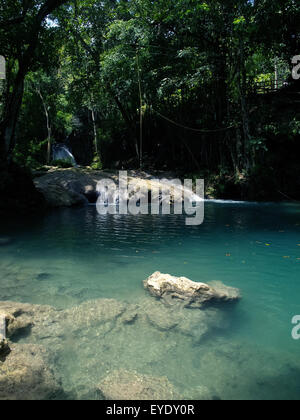 Blue Hole, White River, Ocho Rios, St. Ann, Giamaica Foto Stock