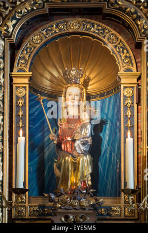 Immagine Miracolosa nella chiesa del monastero, monastero Francescano Engelberg, Großheubach, Spessart, bassa Franconia, Franconia Foto Stock