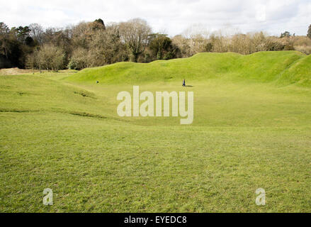 Anfiteatro romano, Cirencester Gloucestershire, England, Regno Unito Foto Stock