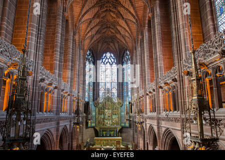 Signora Cappella, Liverpool Cattedrale anglicana, England, Regno Unito Foto Stock