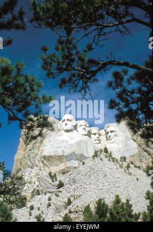 MOUNT RUSHMORE NATIONAL MEMORIAL vicino a Keystone, Dakota del Sud Foto Stock