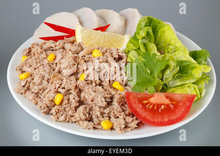 Insalata di tonno con EDDOE Foto Stock