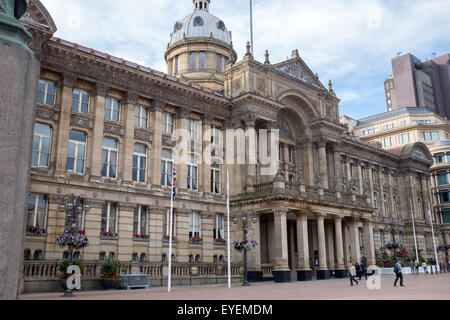 Birmingham Town Hall nel centro della città di Birmingham Foto Stock