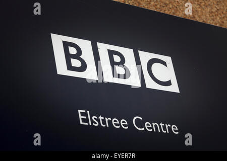 BBC Elstree Studios segno di ingresso Foto Stock