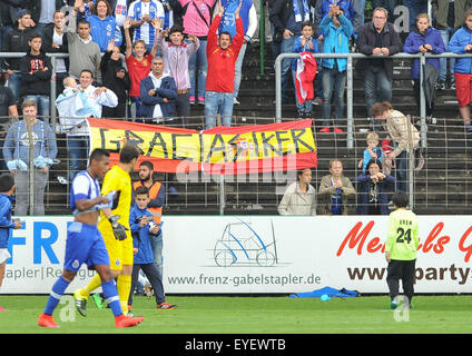 Gütersloh, Germania. 27 Luglio, 2015. Realizou fino questo pomeriggio in Heidewaldstadium in Gutersloh una serie di pre-epoch tra le squadre FC Schalke 04 e Fc Porto. Casillas. Credito: Atlantico premere/Alamy Live News Foto Stock