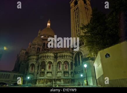 Montmartre in mattinata, con il Sacro Cuore di Parigi 25/10/2012 - Sylvain Leser Foto Stock