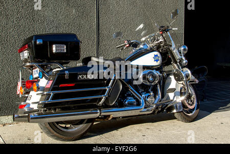 Polizia moto , San Francisco Foto Stock