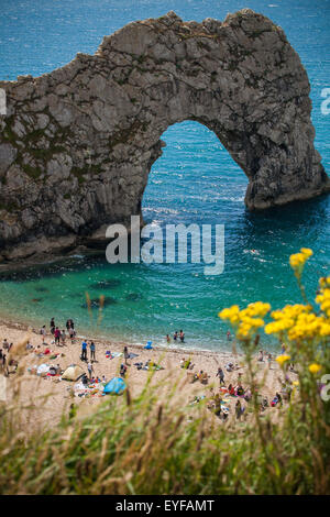 Porta di Durdle, Dorset Foto Stock