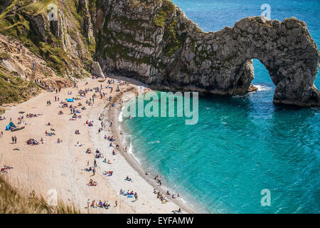 Porta di Durdle, Dorset Foto Stock