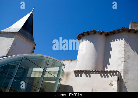 La Caparra Cognac museo nella città portuale di St Martin de Re, Ile De Re, Francia Foto Stock