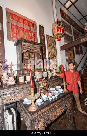 Il Intan, un museo privato di proprietà e gestito da Alvin Yapp che ha realizzato la sua/Peranakan patrimonio cinese veniva perso. Foto Stock