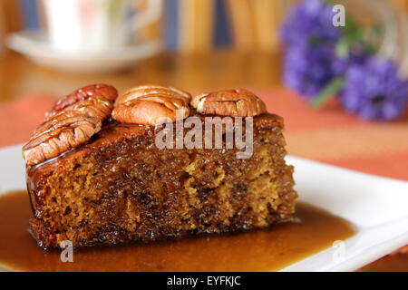 Sticky Date Pudding Foto Stock