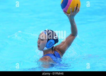 Kazan, Russia. 28 Luglio, 2015. Chiaki Sakanoue (JPN) Pallanuoto : XVI Campionati del Mondo di nuoto FINA Kazan 2015 Uomini Turno preliminare match tra Brasile 11-8 Giappone a pallanuoto Arena di Kazan, la Russia . Credito: Giovanni Osada AFLO/sport/Alamy Live News Foto Stock