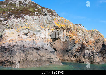 Gita in barca a Ramsey isola, St David's in Pembrokeshire West Wales UK Foto Stock