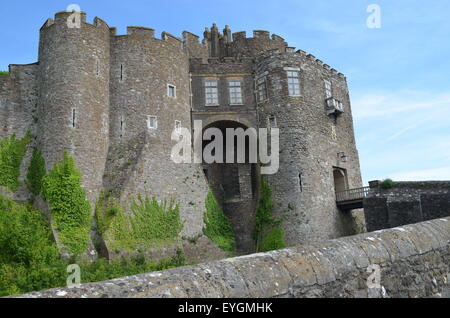 Ingresso al castello di Dover nel Kent, Inghilterra. Foto Stock