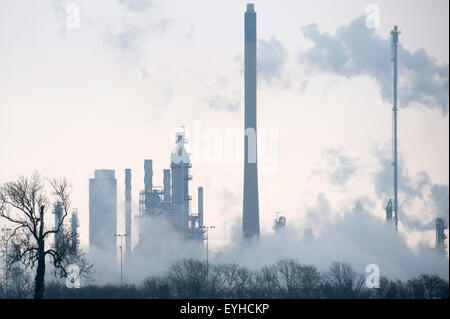 Immingham raffineria di petrolio, Lincolnshire Foto Stock