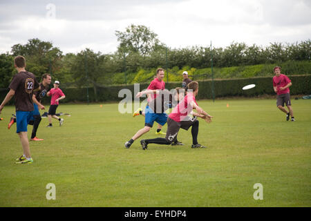 Ultimate Frisbee aperta del Regno Unito Foto Stock