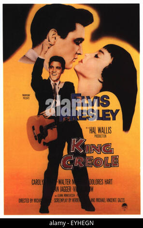 King Creole - Elvis Presley - poster del filmato Foto Stock