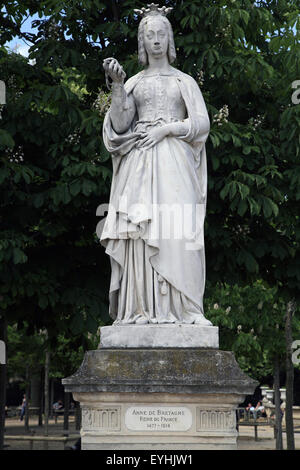 Regina di France1477 – 1514 Francese queen.in Lussemburgo Giardino Jardin du Luxembourg a Parigi Francia Foto Stock