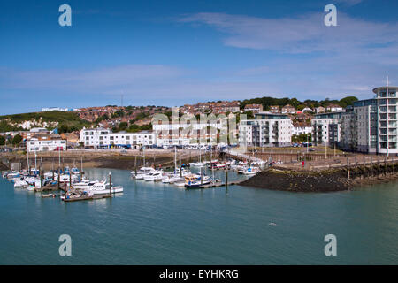 Marina a Newhaven, East Sussex, Inghilterra Foto Stock