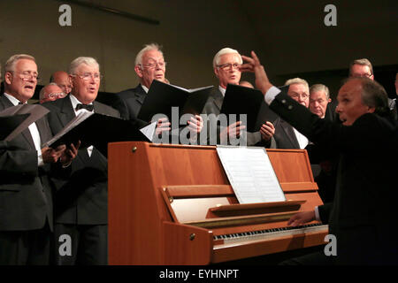 Bottrop, Germania, cantare Giorno della canzone, coro della chiesa di San Giovanni nel Brauhaus am Ring Foto Stock