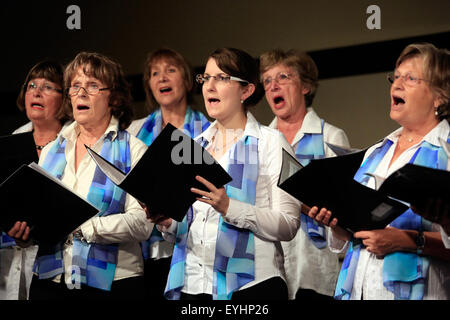 Bottrop, Germania, cantare Giorno della canzone, Singkreis Kirchhellen Brauhaus am Ring Foto Stock