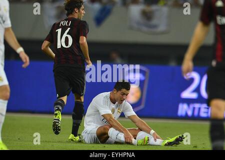 Shanghai, Repubblica Popolare Cinese. Il 30 luglio, 2015. Real Madrid avanti CRISTIANO RONALDO durante il match tra il Real Madrid vs AC Milano presso lo Stadio di Shanghai in Cina a Shanghai. Credito: Marcio Machado/ZUMA filo/Alamy Live News Foto Stock