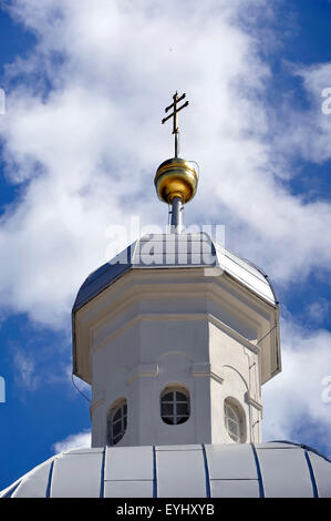 Mikulov, Repubblica Ceca. Il 30 luglio, 2015. La collina di Santa con la via della croce e di San Sebastiano cappella di pellegrinaggio, in Mikulov, Repubblica Ceca, giovedì 30 luglio, 2015. © Vaclav Salek/CTK foto/Alamy Live News Foto Stock