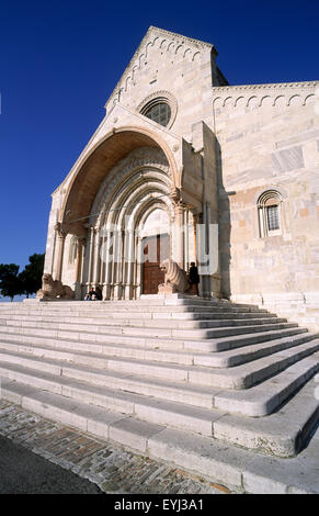 Italia, le Marche, Ancona, cattedrale di San Ciriaco Foto Stock