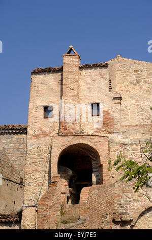 Italia, Basilicata, Aliano, casa con gli occhi Foto Stock