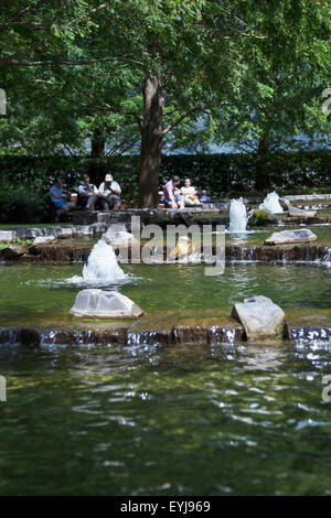 Giubileo Parco Fontana a Canary Wharf Foto Stock