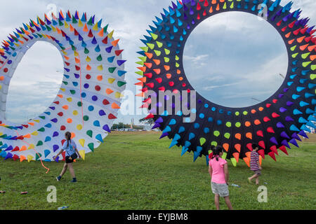 Singapore Kite Festival, 2014 Foto Stock